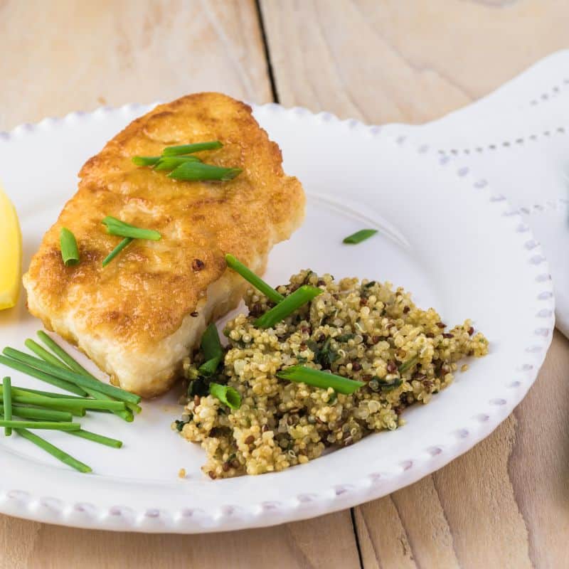 Cod quinoa the weigh station maintenance recipes