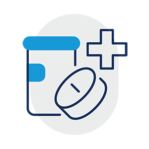 Prescription medication icon