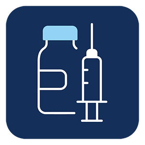 Semaglutide weight loss blue icon