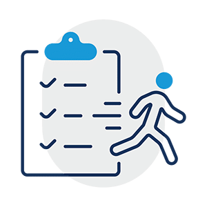 Sports physical icon