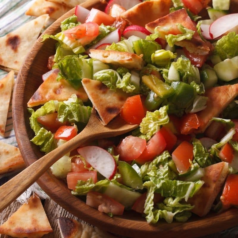 Fattoush salad the weigh station stage 2 recipes