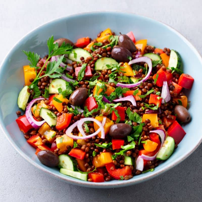 Lentil salad with olive the weigh station maintenance recipes