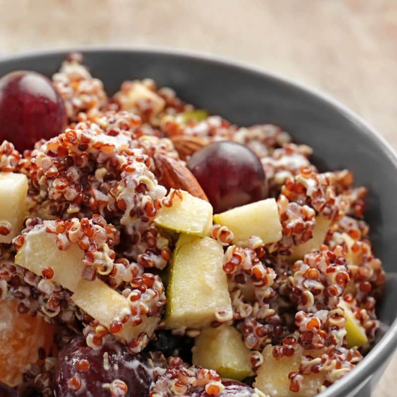 Quinoa salad grapes the weigh station maintenance recipes