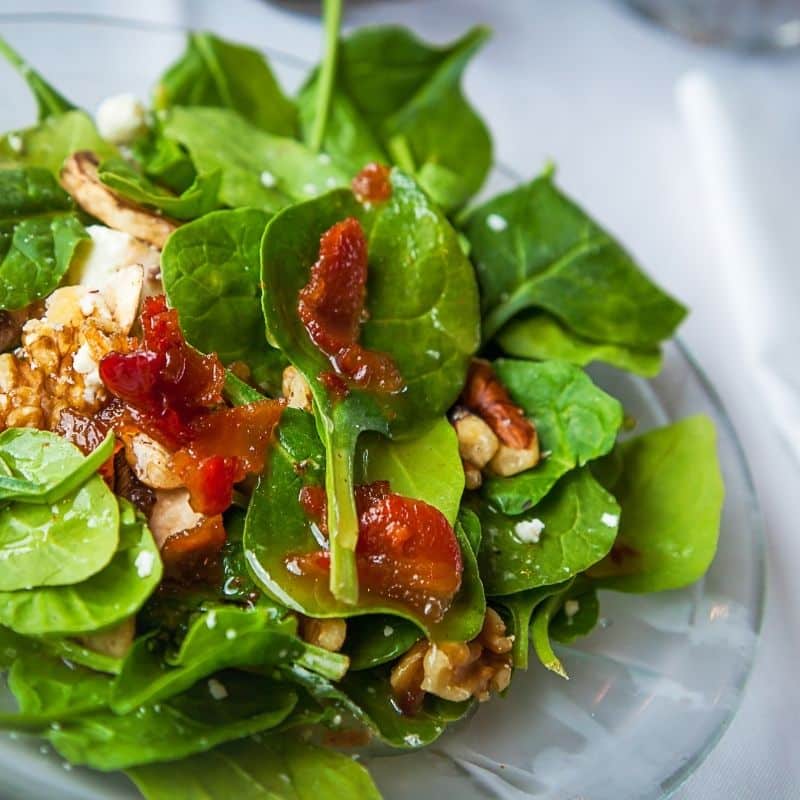 Spinach salad bacon the weigh station stage 2 recipes