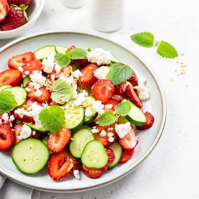 Strawberry cucumber. The weigh station stage 2 recipes