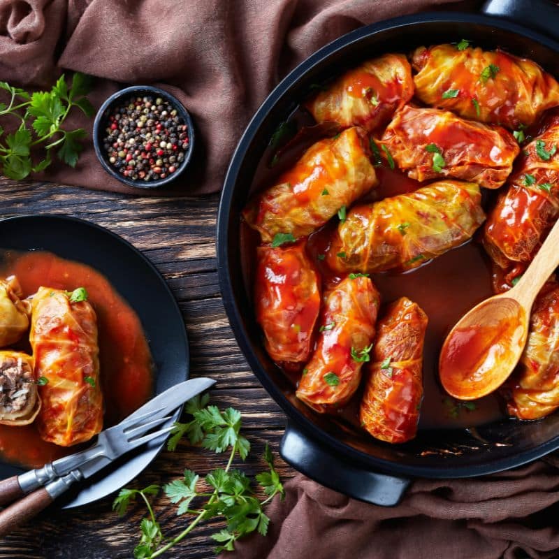 Stuffed cabbage the weigh station maintenance recipes