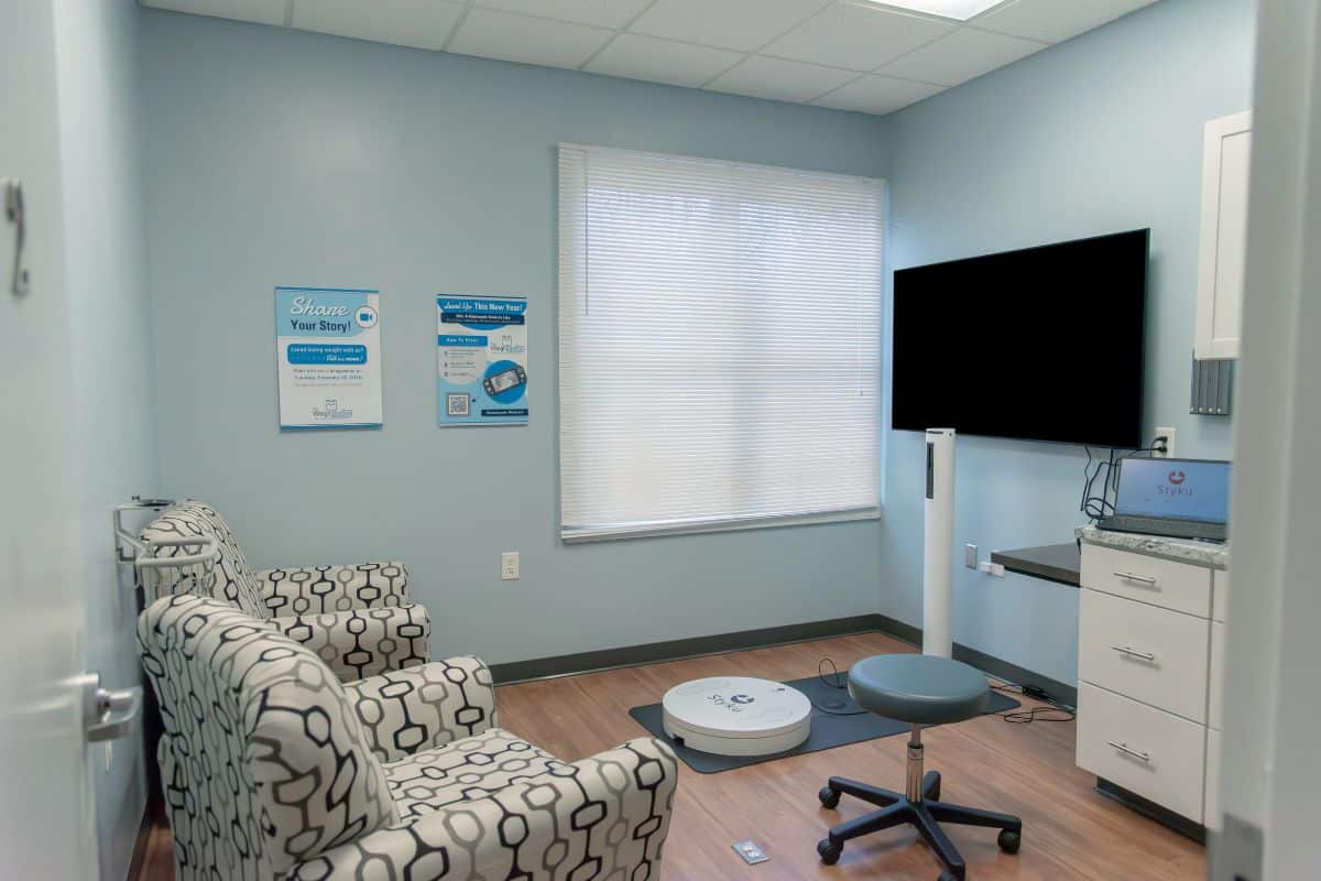 Exam area for weight loss services