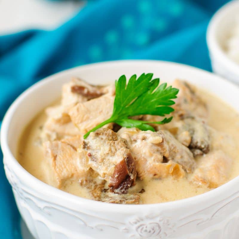 Wild mushroom turkey gravy sauce the weigh station