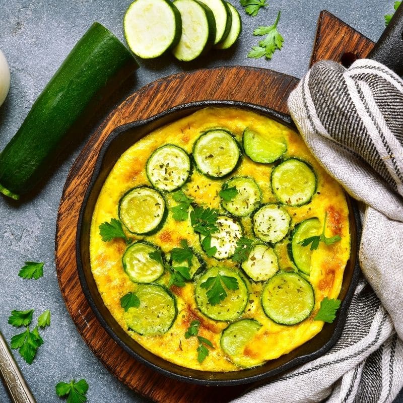 Zucchini frittata the weigh station stage 2 recipes